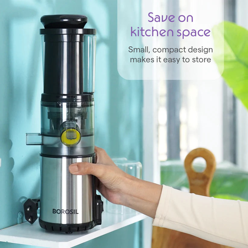 Borosil Juicewell Cold Press Slow Juicer